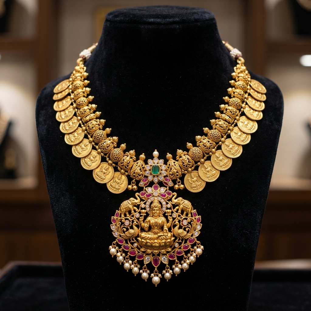 Aiswarya Gold Necklace